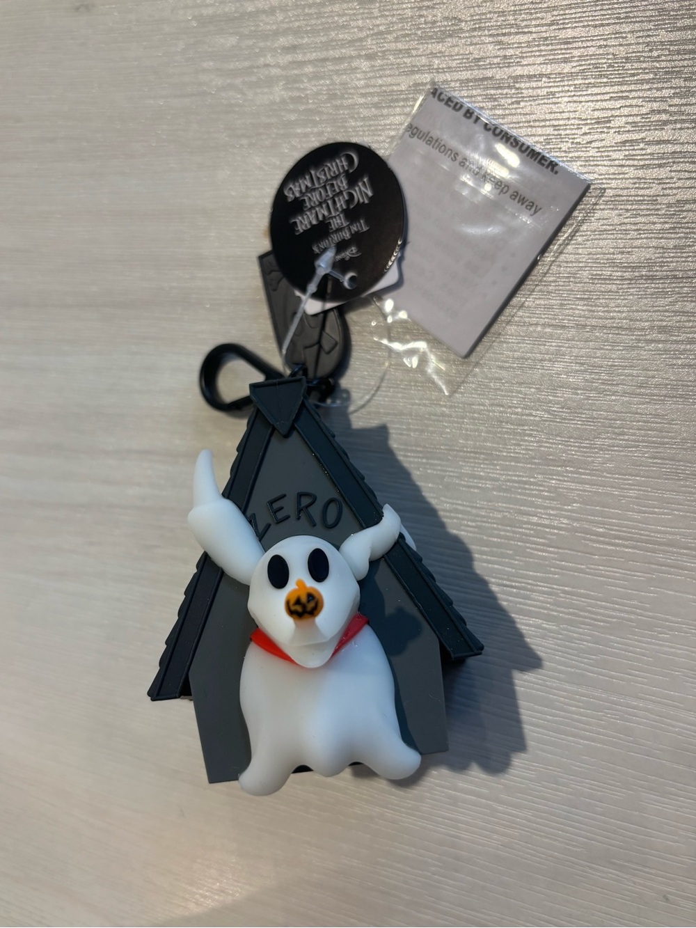 Bath & Body Works The Nightmare Before Christmas Zero Sanitizer Holder IN HAND